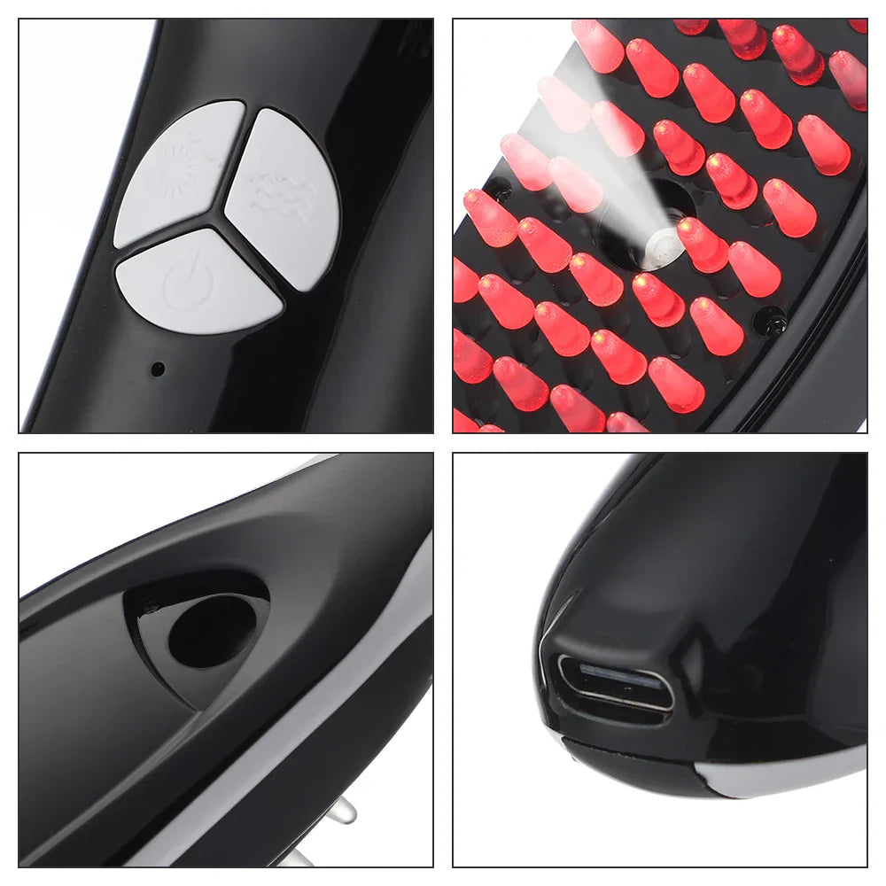 HaarWunder Pro | Revolutionärer Massagekamm mit Lichttherapie & Feuchtigkeitsversorgung