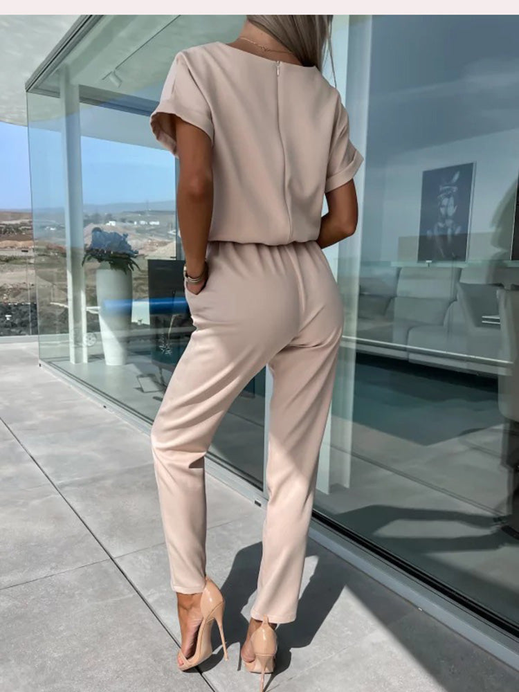 Heidi-Mode | Eleganter Jumpsuit Mit Gürtel