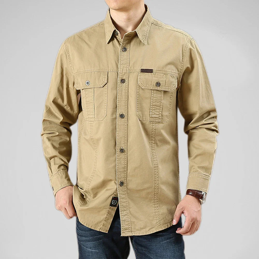 Hemd für Herren - Luftiges Outdoor Overshirt mit Brusttaschen