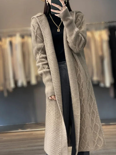 Heidi-Mode | Wärmer Winter Strick-Cardigan
