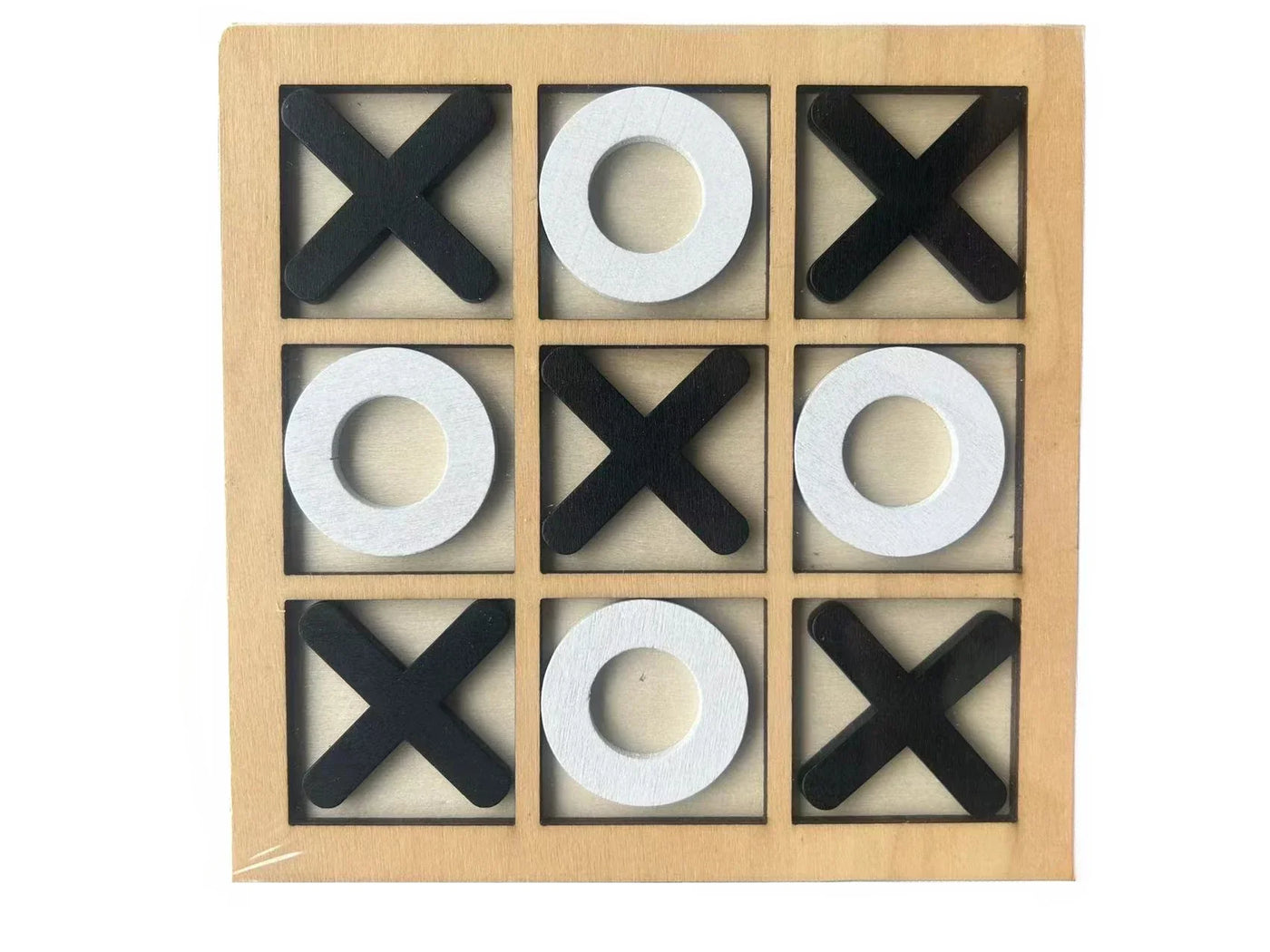 Holz Brettspiel Tic Tac Toe
