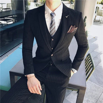 Herren Dreiteilig Formell Hochzeitsgast Anzug Set | Elegante