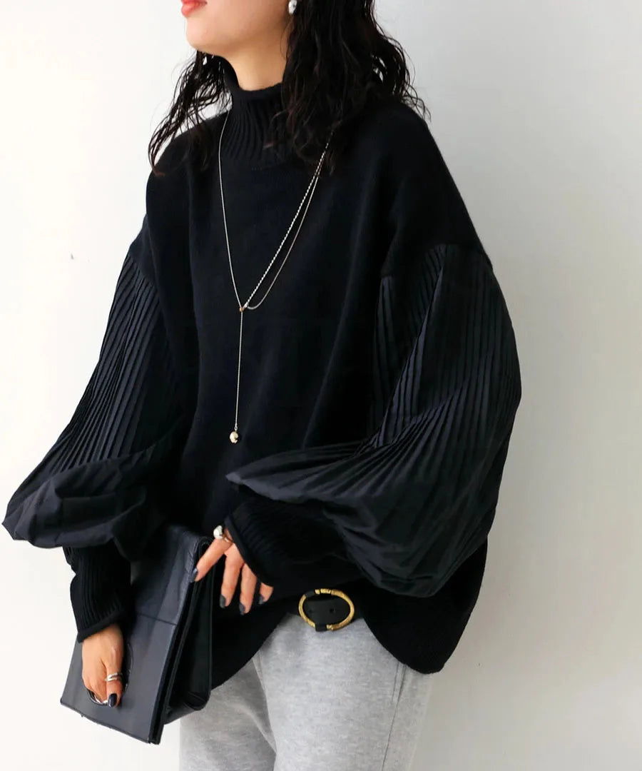 Heidi-Mode | Plüschpullover mit Laternenärmeln