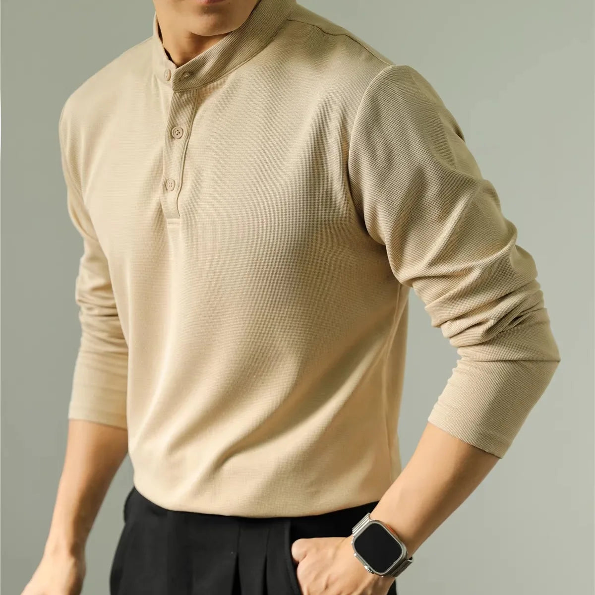Redmond | Klassisches Henley-Hemd mit Stil