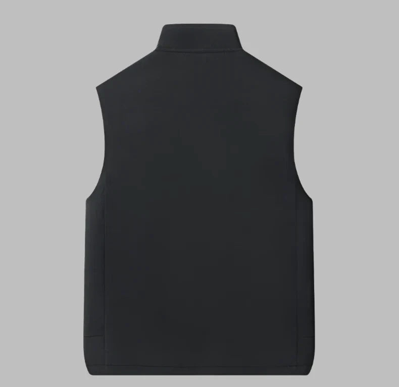 Weste für Herren - Ärmellose Outdoor Weste mit Fleece-Futter