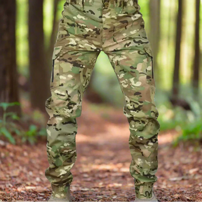Cargohose für Herren - Wanderhose im militärischen Stil für Outdoor