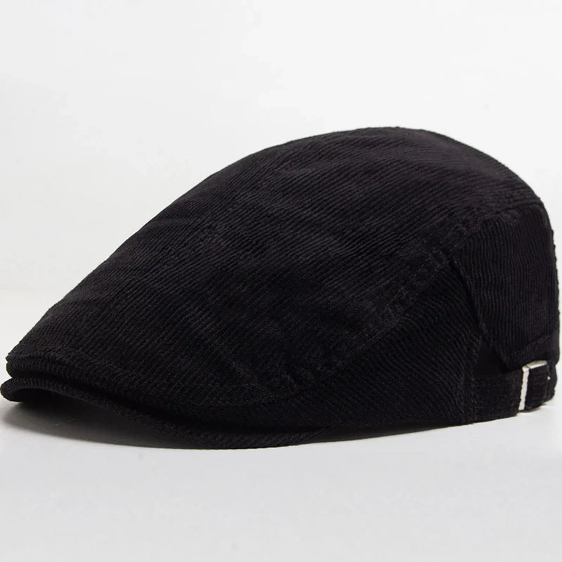 Unisex Modische Cord Baskenmütze | Stilvoll
