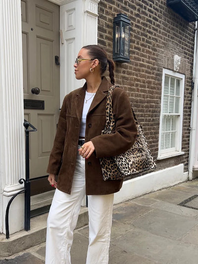 Heidi-Mode | Retro Ein-Knopf Streetwear Jacke