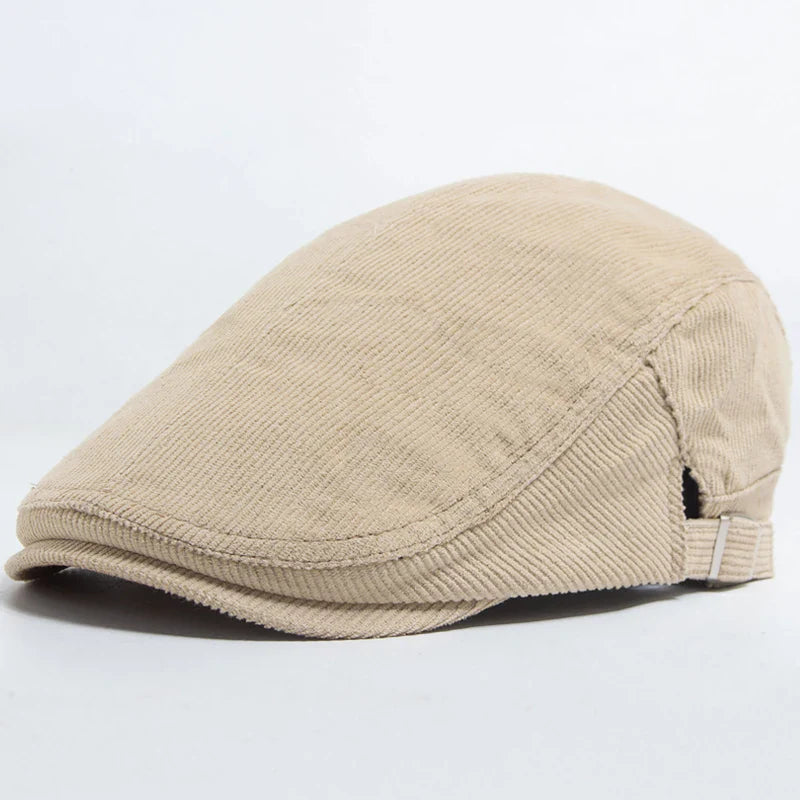 Unisex Modische Cord Baskenmütze | Stilvoll