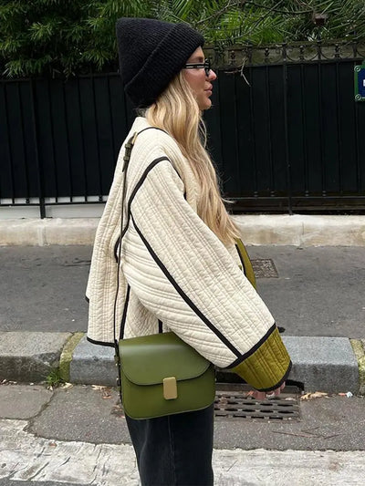 Heidi-Mode | Elegante Patchwork Chic Jacke