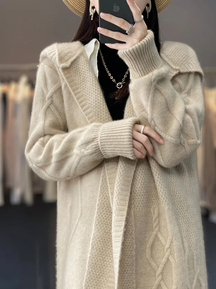 Heidi-Mode | Wärmer Winter Strick-Cardigan