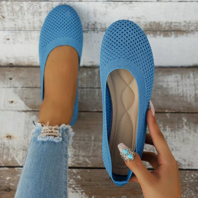 Atmungsaktive Slip-On Wohnungen Damen Schuhe - Penelopa