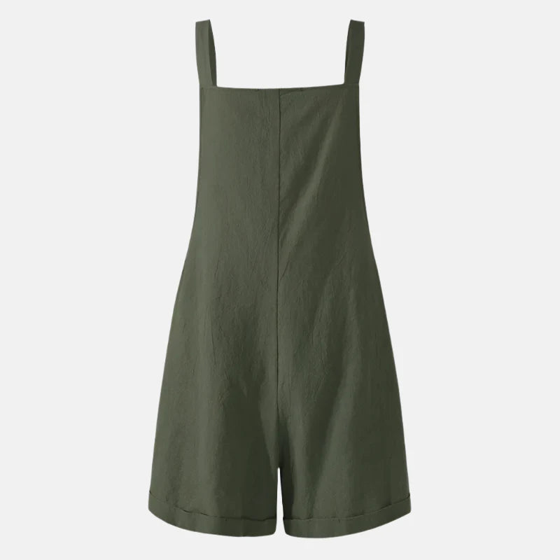 Umstands-Sommer Overall - Die perfekte Umstands-Latzhose im Boho-Stil mit Tasche
