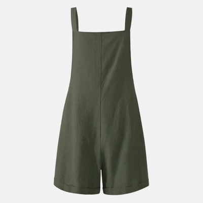 Umstands-Sommer Overall - Die perfekte Umstands-Latzhose im Boho-Stil mit Tasche
