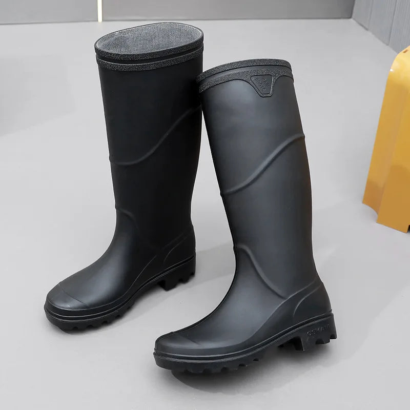 Herren Wasserdichte Gummistiefel | Schwarz