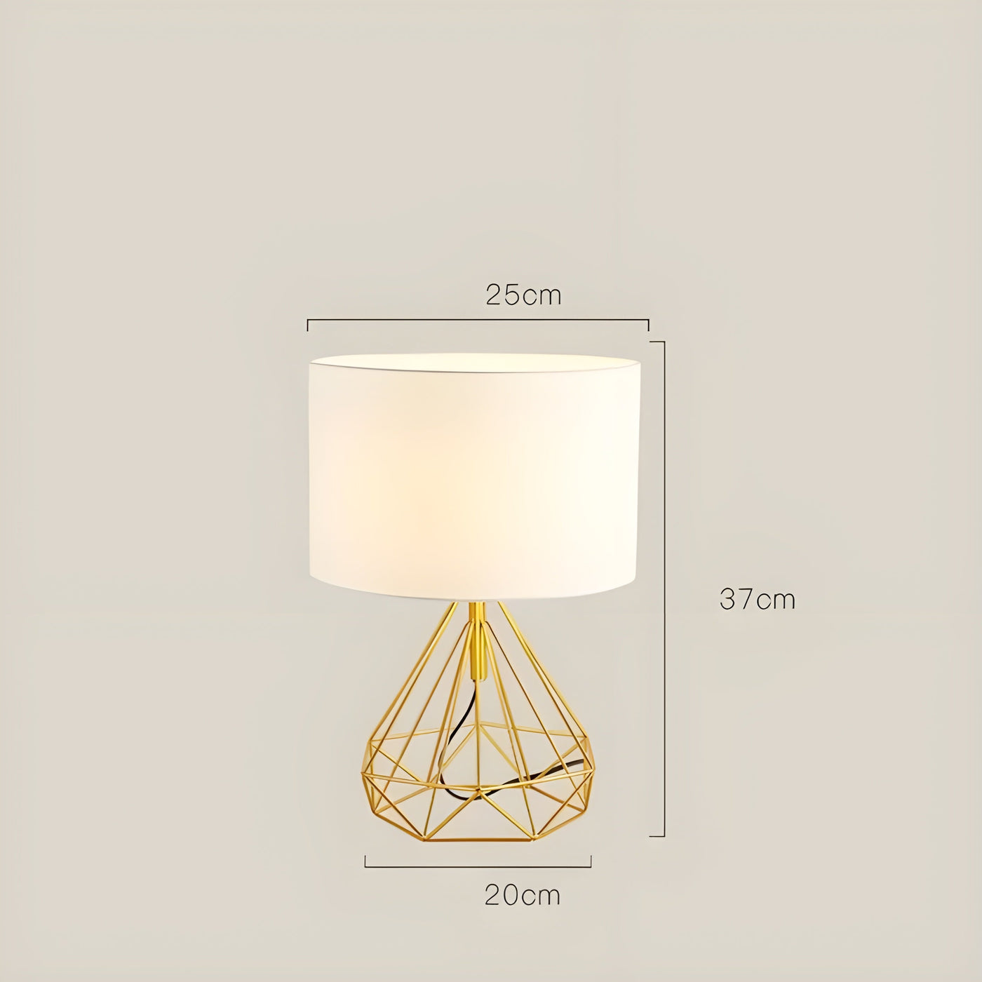 SkandiShade Lamp - Dekorative Tischlampe im skandinavischen Design