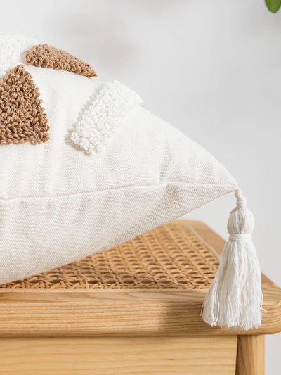 Heidi-Mode | Boho geometrischer Kissenbezug