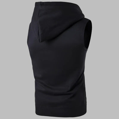 Weste für Herren - Sportliche Strickjacke mit Kapuze