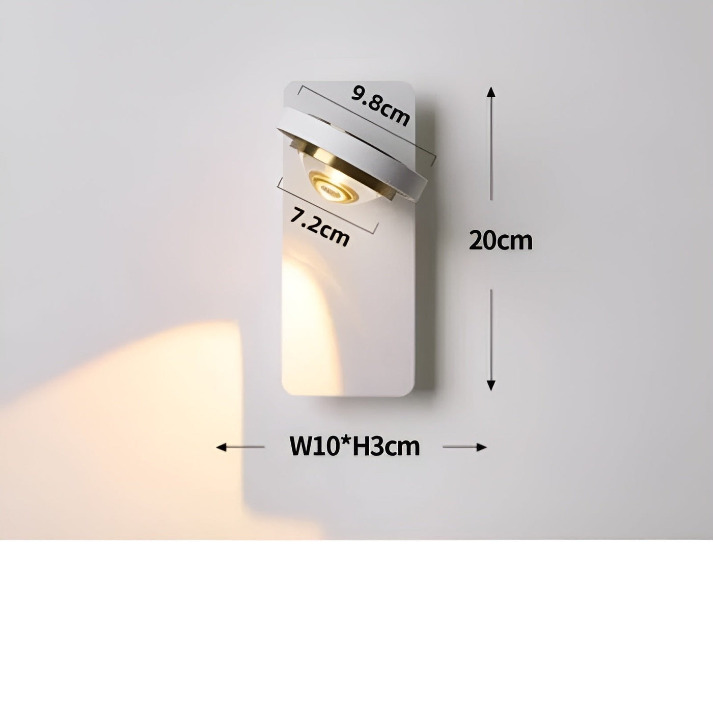 OrbitShine Light - Modern Rotating LED Wall Light
