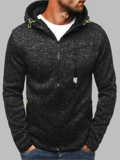 Hoodie für Herren - Sportliches Sweatshirt mit Reißverschluss und Kapuze