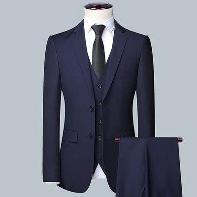 Herren Formell Elegant Hochzeitsgast Anzug Set | Dreiteiliges Set