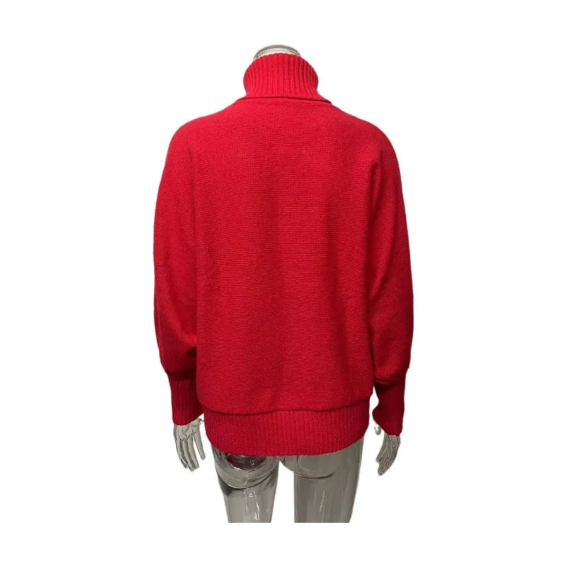 Emerie – warmer festlicher rollkragenpullover für damen