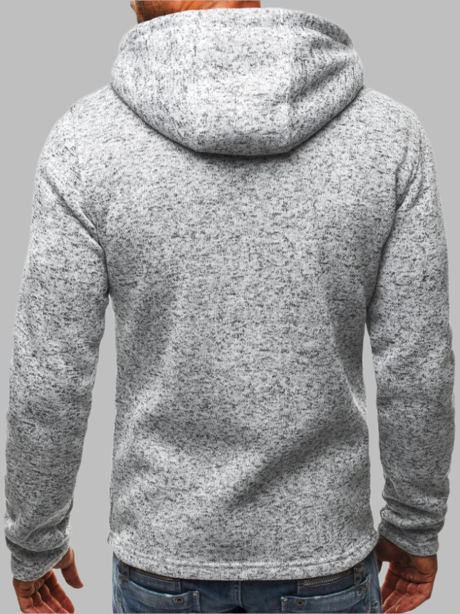 Hoodie für Herren - Sportliches Sweatshirt mit Reißverschluss und Kapuze