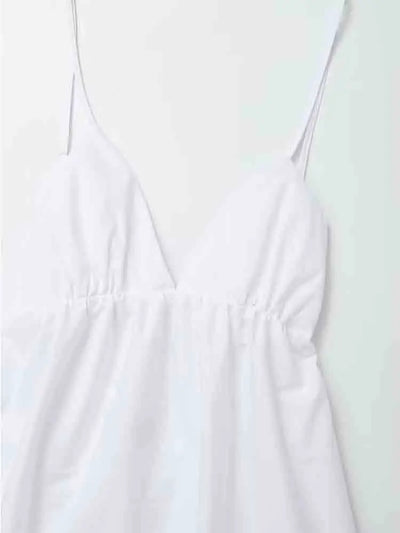 Carina Maxikleid | Elegantes ärmelloses rückenfreies Sommerkleid für Damen