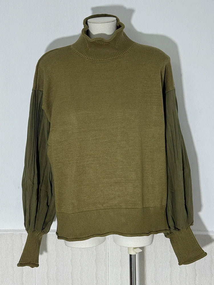 Heidi-Mode | Plüschpullover mit Laternenärmeln