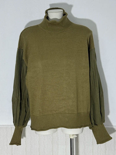 Heidi-Mode | Plüschpullover mit Laternenärmeln