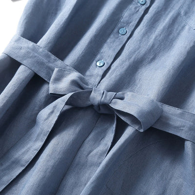 NOA MIDI KLEID MIT KRAGEN