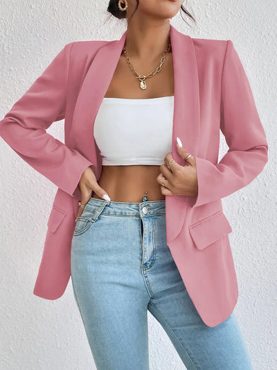 Blazer für Damen – Elegante lange Übergangsjacke