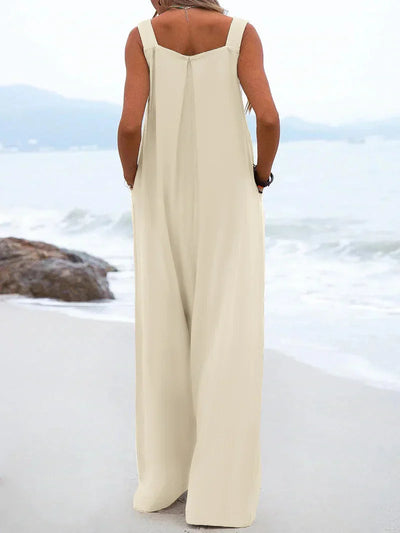 Overal für Damen - Bequeme ärmelloser Einteiler für Sommer