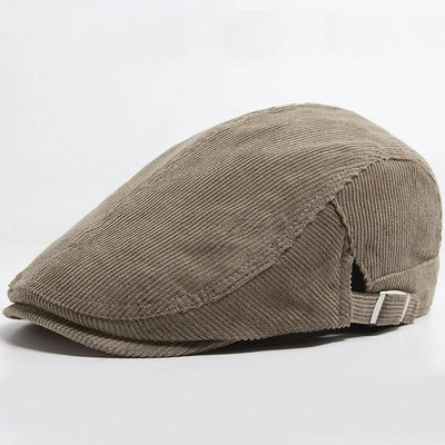 Unisex Modische Cord Baskenmütze | Stilvoll