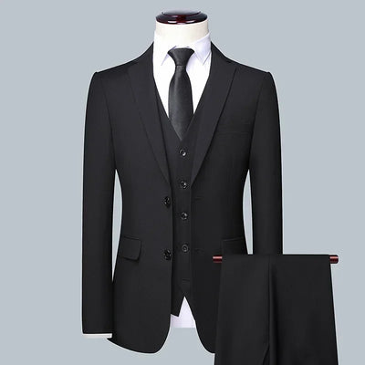 Herren Formell Elegant Hochzeitsgast Anzug Set | Dreiteiliges Set