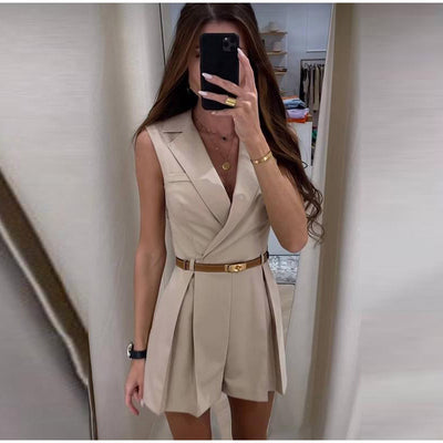 Berenike | Ärmelloser Damen Jumpsuit