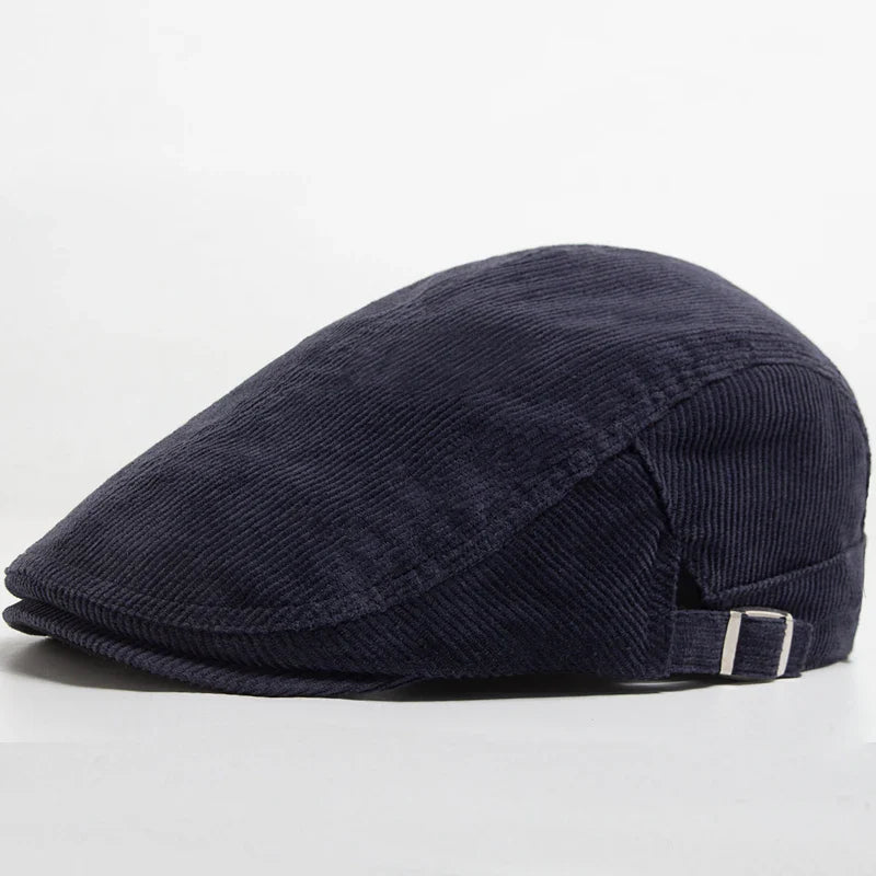 Unisex Modische Cord Baskenmütze | Stilvoll