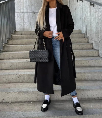 Heidi-Mode | Elegante gesteppte Winterjacke mit Gürtel