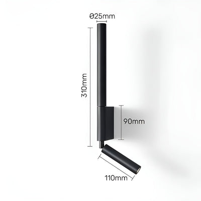 AetherArc Lampe - Verstellbare 360-Grad-Rotations-Wandlampe