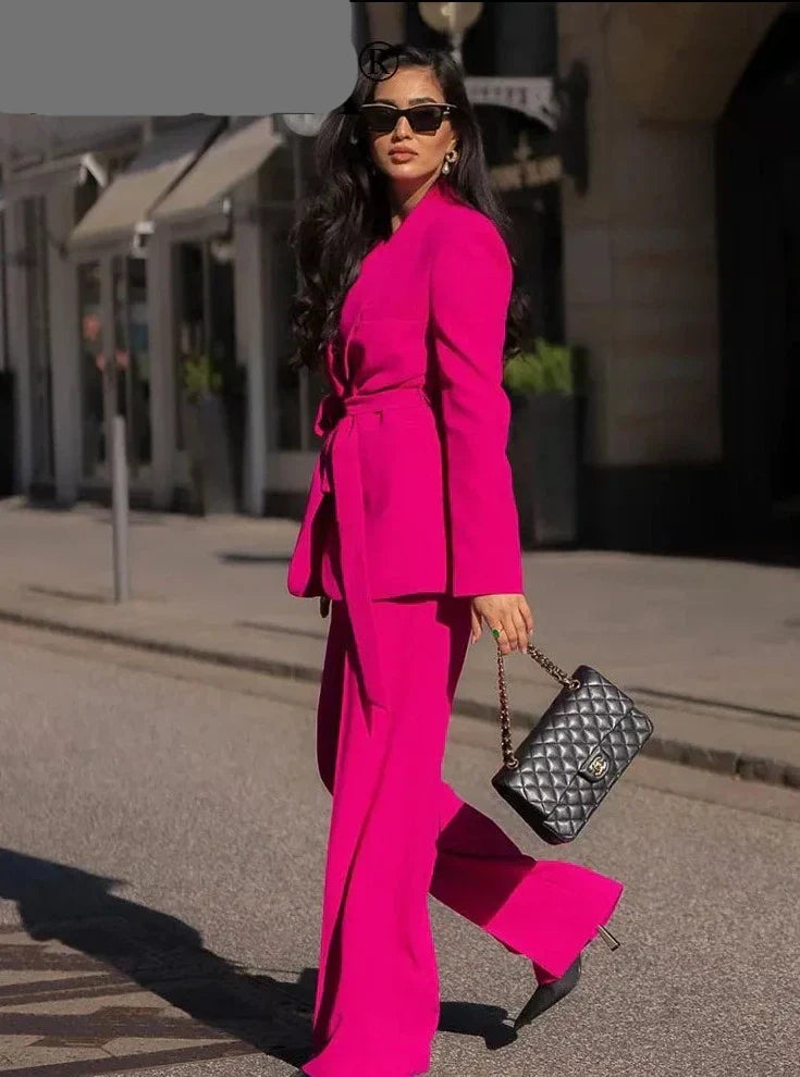 Heidi-Mode | Stilvolle Blazer Set Für Damen - Blazer+Hose