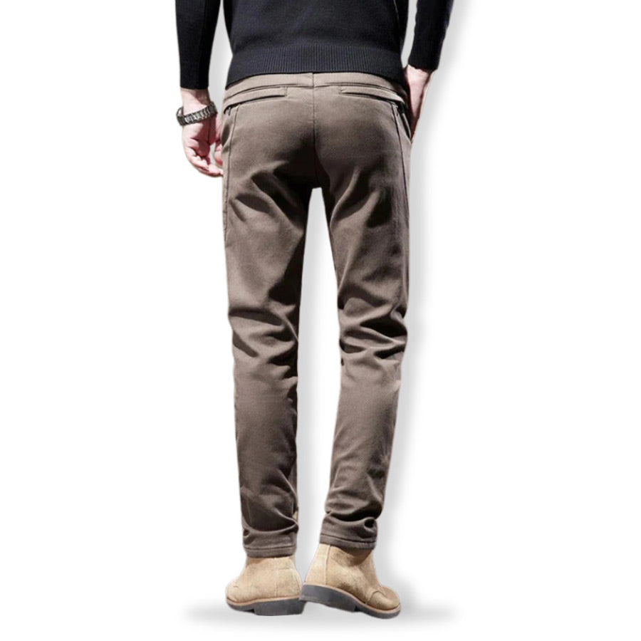 Herren Schmale Passform Freizeithosen | Bequeme