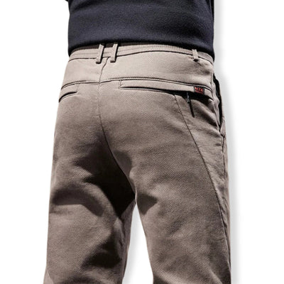 Herren Schmale Passform Freizeithosen | Bequeme