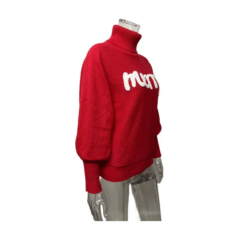 Emerie – warmer festlicher rollkragenpullover für damen