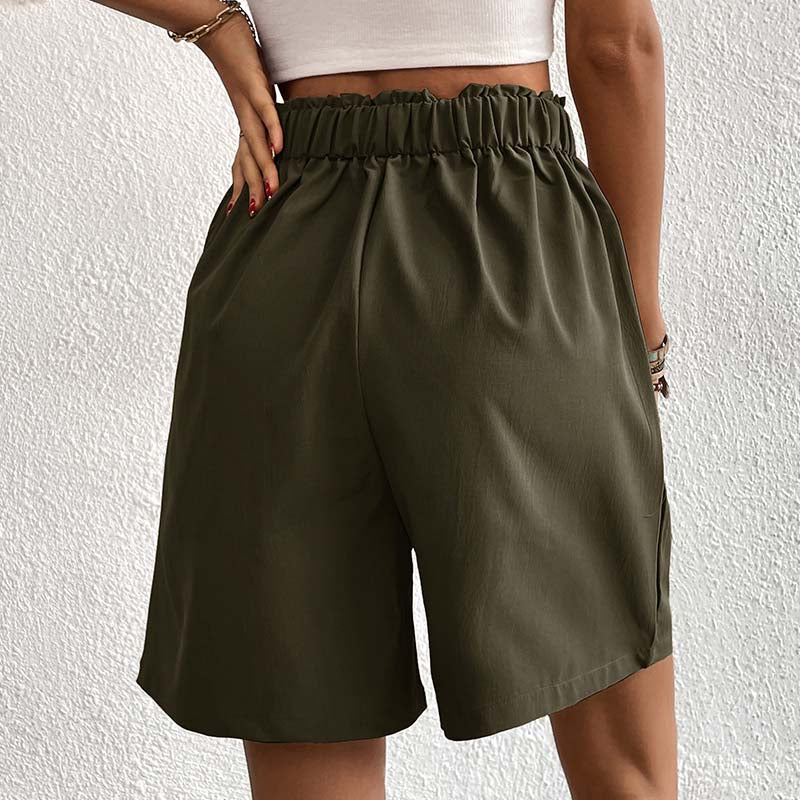 Bersha Shorts | Lässige farbige bermudas damen