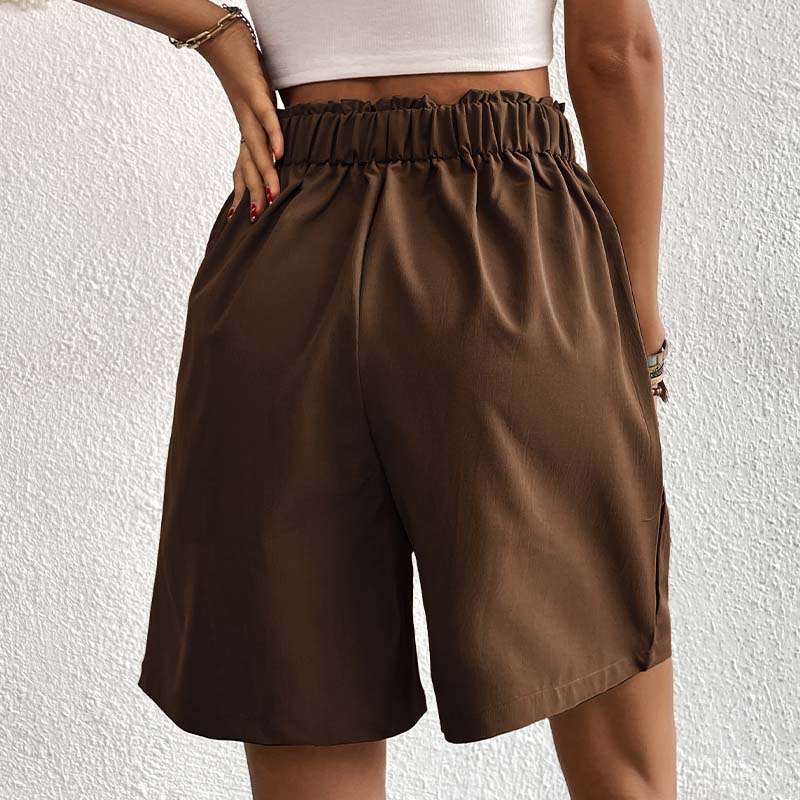 Bersha Shorts | Lässige farbige bermudas damen