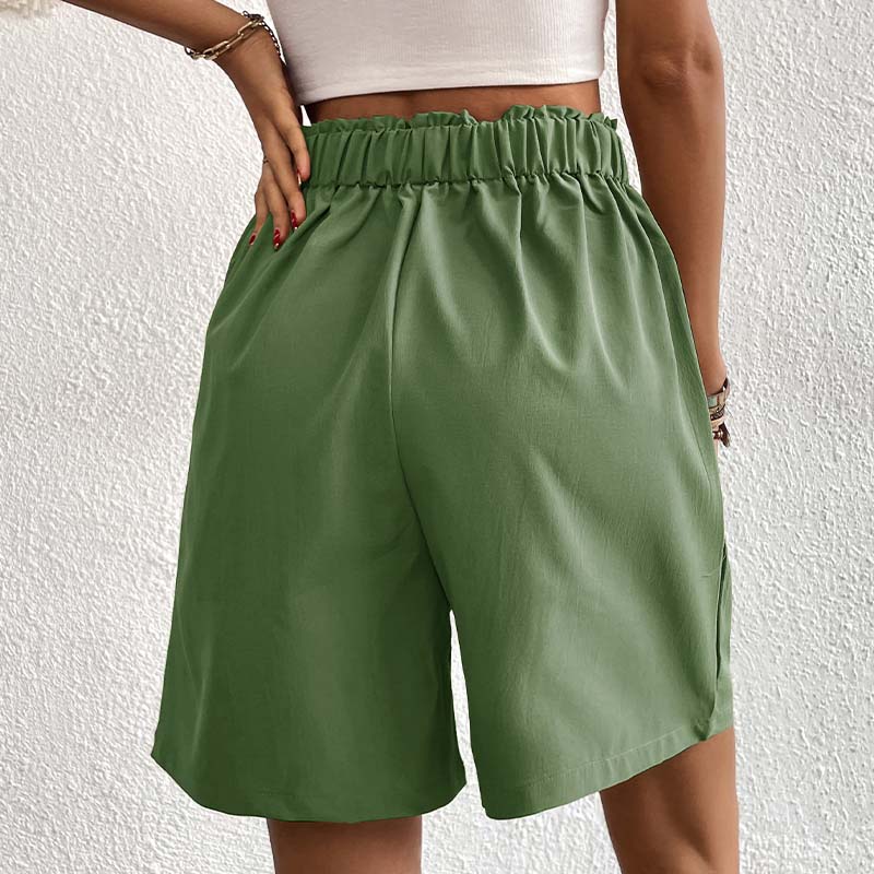 Bersha Shorts | Lässige farbige bermudas damen