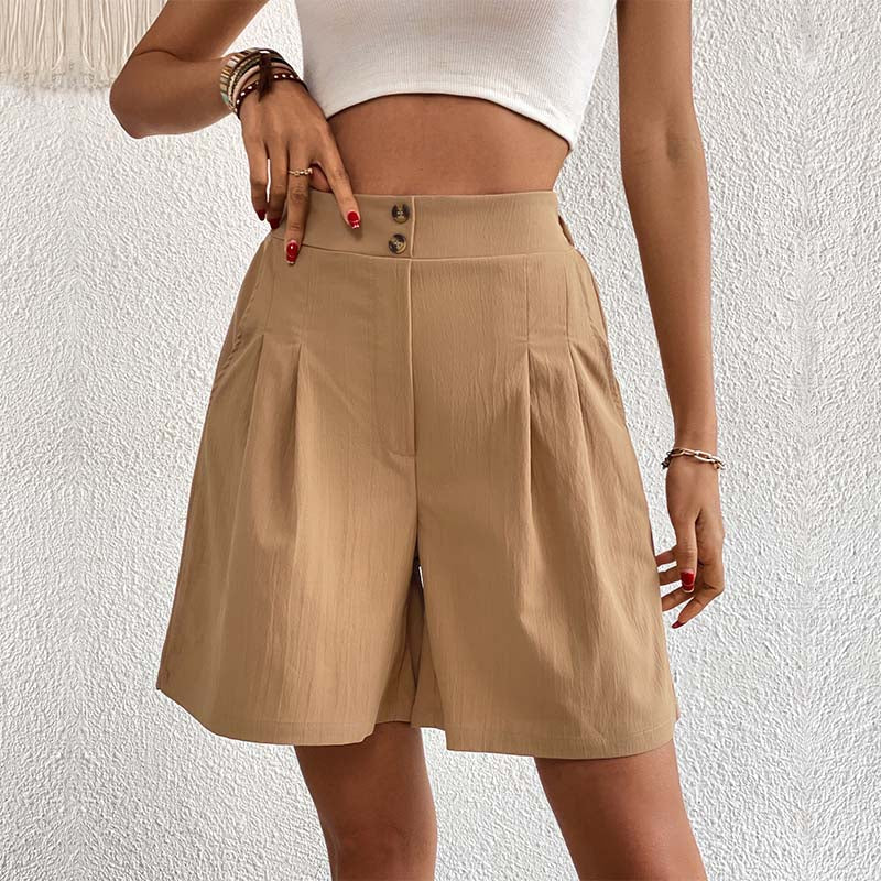 Bersha Shorts | Lässige farbige bermudas damen