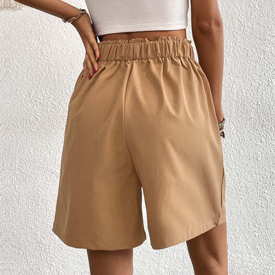 Bersha Shorts | Lässige farbige bermudas damen