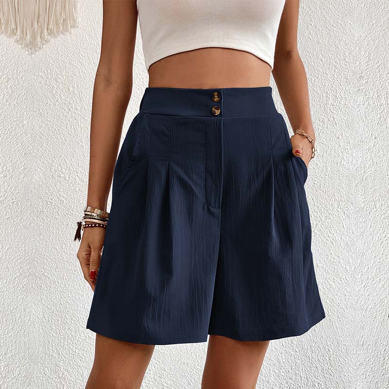 Bersha Shorts | Lässige farbige bermudas damen