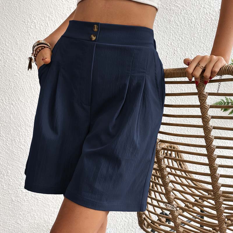 Bersha Shorts | Lässige farbige bermudas damen